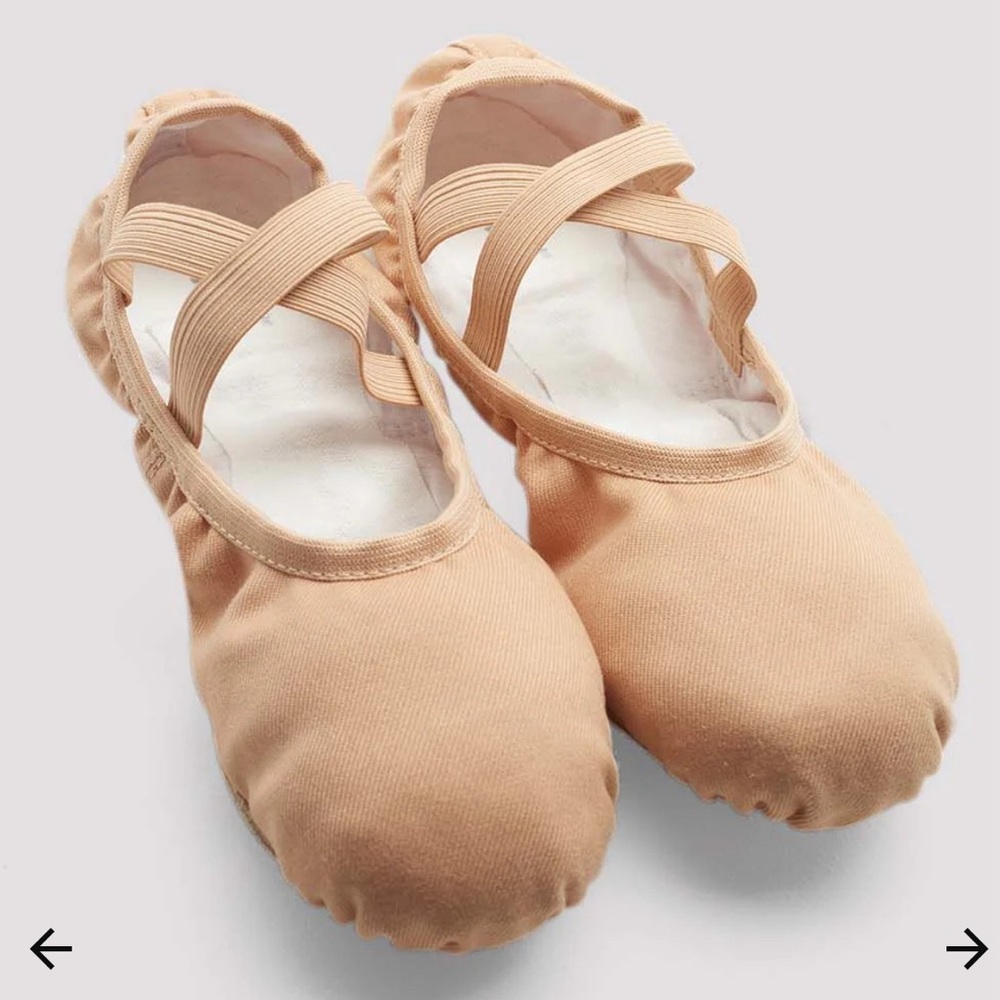 Bloch Performa Stretch Canvas Ballet Shoes- Sand - 6.5